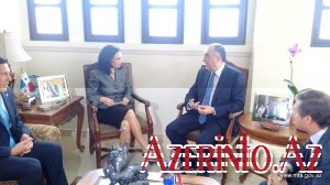 Elmar Məmmədyarov Panamanın vitse-prezidenti ilə görüşüb