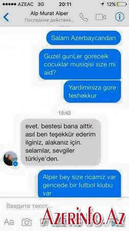 "KƏPƏZ" KLUBUNUN MARŞI OĞURLUQ DEYİL