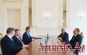 Azərbaycan prezidenti “Qazprom” Şirkətinin idarə heyətinin sədrini qəbul edib