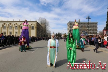 Gəncədə Novruz şənliyi