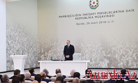 Prezident Bərdədə müşavirə keçirir — FOTO / YENİLƏNİB