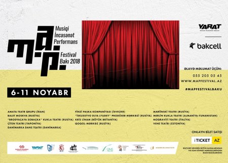 Bakcell-in dəstəyilə Bakıda M.A.P. Beynəlxalq Teatr Festivalı start götürür