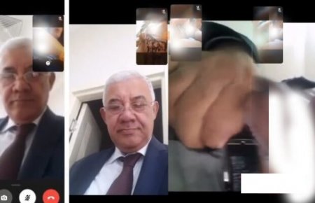 YAP Binəqədi rayon təşkilatının sədri Ramiz Göyüşovun intim görüntüləri – VİDEO -18+