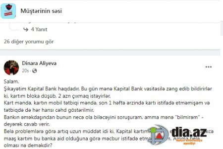 "Kapital Bank" vətəndaşa KƏLƏK GƏLİR? - "...belə olması nə deməkdir?"